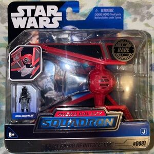 Star Wars Micro Galaxy Squadron Royal Guard Tie Interceptor Rare 1/15,000